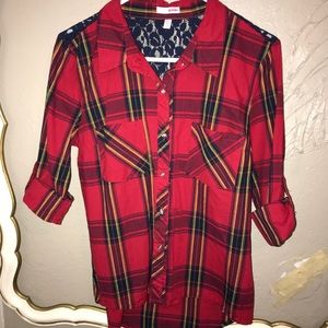 Button up with crochet